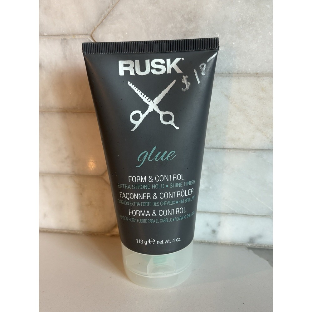 Rusk Glue Form & Control Extra Strong Hold/ Shine Finish 4 oz DISCONTINUED